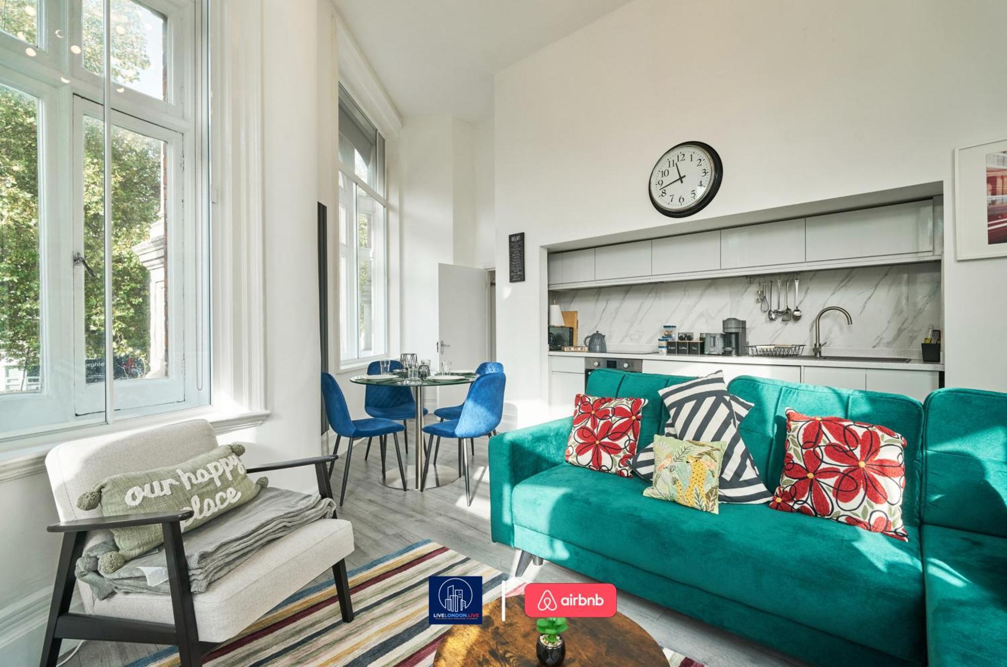 Last-Minute Specials L Sleeps Up To 4 Guests L One-Bedroom Apartment With King Bed And High Ceilings Near Camden By Live London Short Lets & Serviced Accommodation Eksteriør bilde