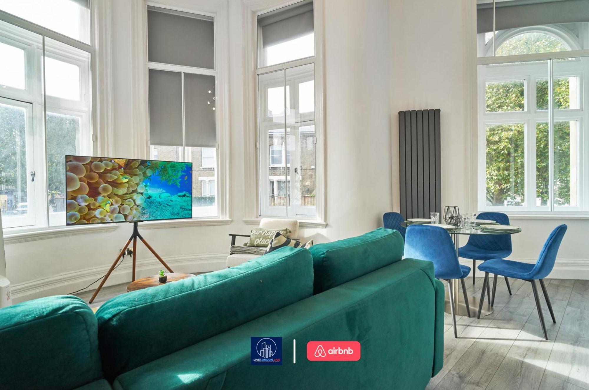 Last-Minute Specials L Sleeps Up To 4 Guests L One-Bedroom Apartment With King Bed And High Ceilings Near Camden By Live London Short Lets & Serviced Accommodation Eksteriør bilde