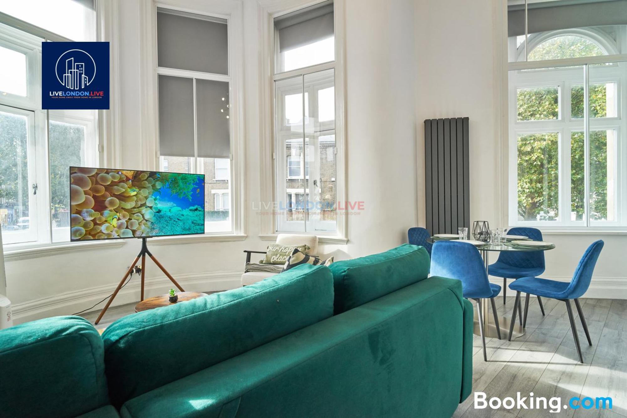 Last-Minute Specials L Sleeps Up To 4 Guests L One-Bedroom Apartment With King Bed And High Ceilings Near Camden By Live London Short Lets & Serviced Accommodation Eksteriør bilde