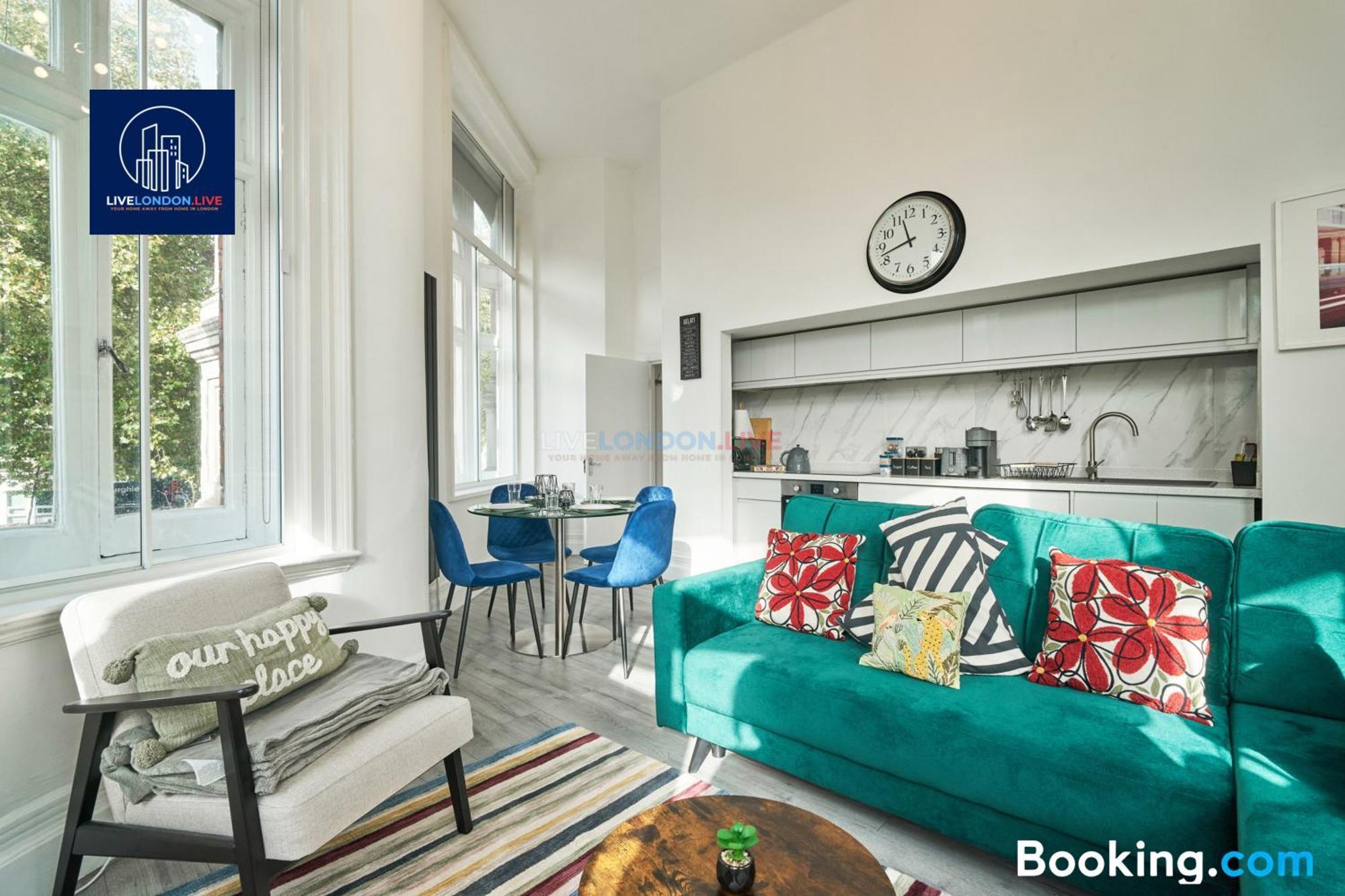 Last-Minute Specials L Sleeps Up To 4 Guests L One-Bedroom Apartment With King Bed And High Ceilings Near Camden By Live London Short Lets & Serviced Accommodation Eksteriør bilde