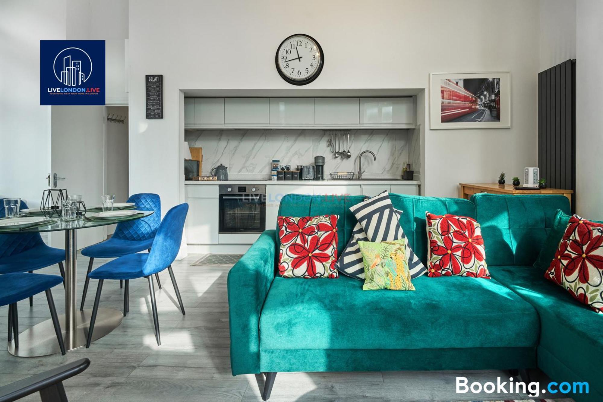 Last-Minute Specials L Sleeps Up To 4 Guests L One-Bedroom Apartment With King Bed And High Ceilings Near Camden By Live London Short Lets & Serviced Accommodation Eksteriør bilde