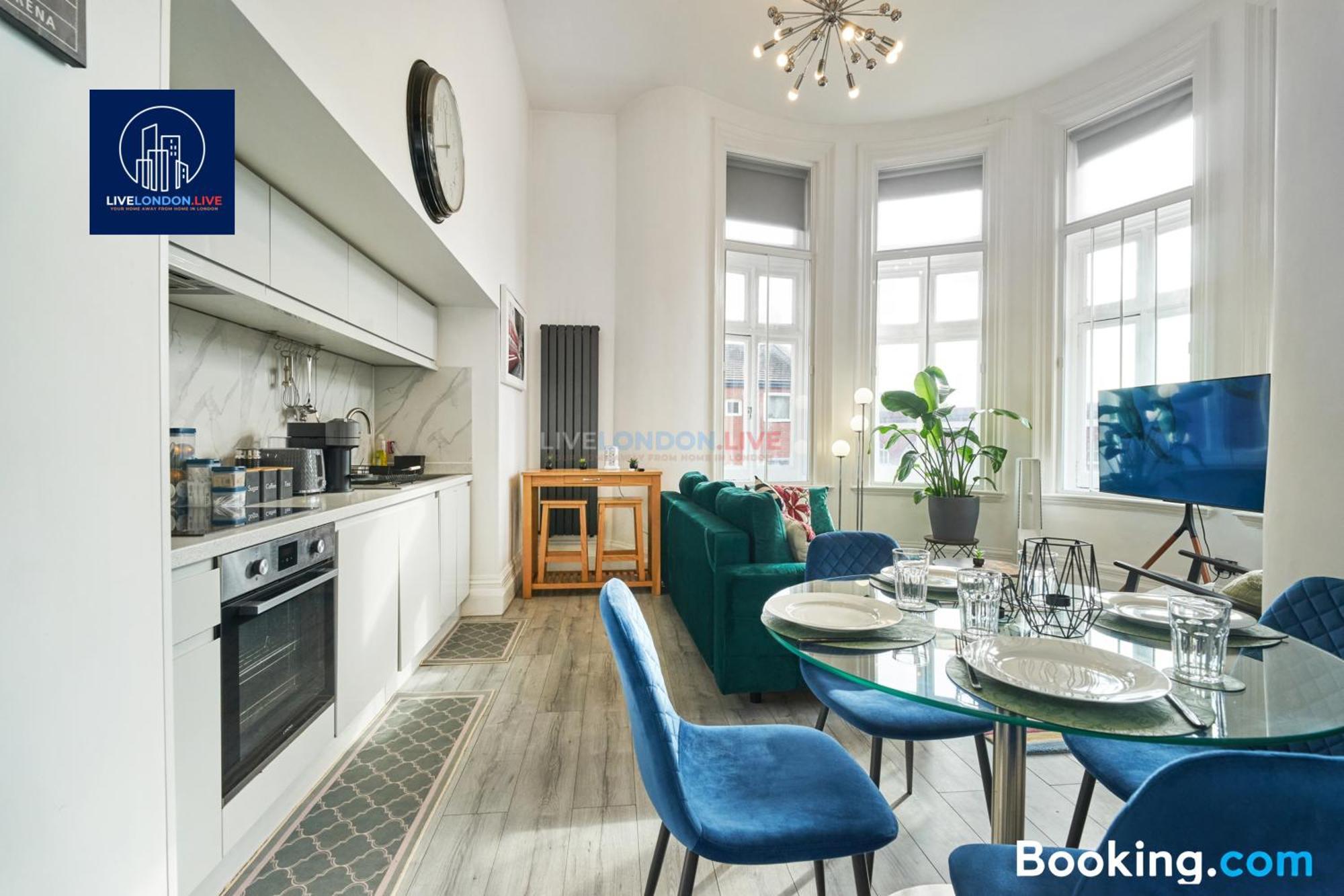 Last-Minute Specials L Sleeps Up To 4 Guests L One-Bedroom Apartment With King Bed And High Ceilings Near Camden By Live London Short Lets & Serviced Accommodation Eksteriør bilde